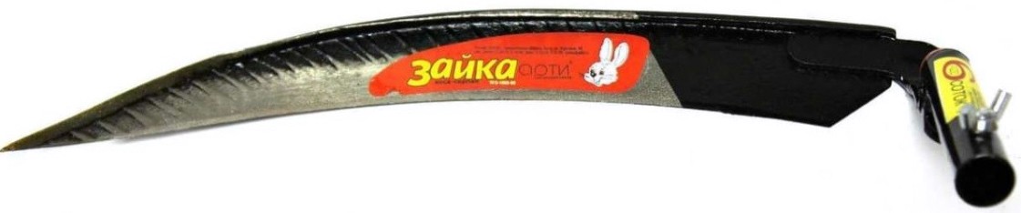 Коса-серпан ЗУБР "Зайка" с металлическим черенком 96,5см [39808]