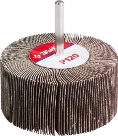Круг лепестковый обдирочный "КЛО" ЗУБР 40х80 мм P120 36604-120 [36604-120]