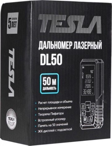 Лазерный дальномер TESLA DL50 [216-057]
