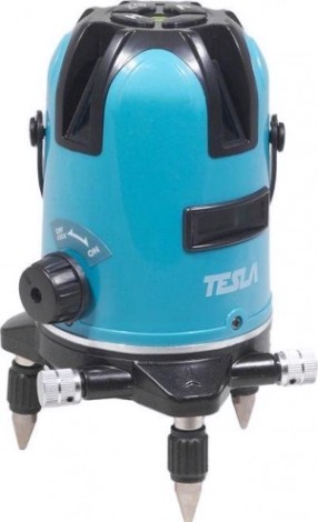 Лазерный уровень TESLA UR10A линейный крест, красный луч [310-049]