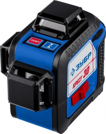 Лазерный уровень ЗУБР ПРОФЕССИОНАЛ крест 3d №2 [34908-2_z01]