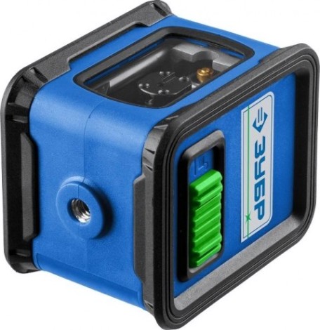 Лазерный уровень ЗУБР ПРОФЕССИОНАЛ крест, зеленый [34900]