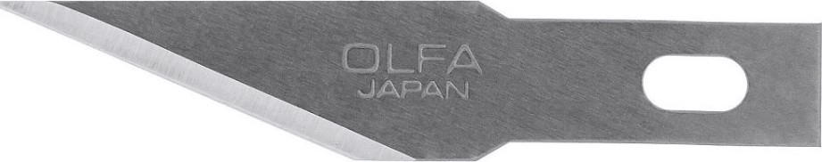 Лезвие для ножа Olfa OL-KB4-S/5 перовое, 6(8)х40,5х0,5 мм, 5 шт