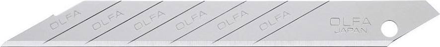 Лезвие для ножа Olfa OL-SAB-10B сегментированное для графических работ, 9х80х0,38м