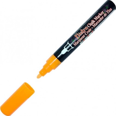 Маркер Marvy Uchida Bistro Chalk Marker цвет неоново-оранжевый [MAR480/7F]