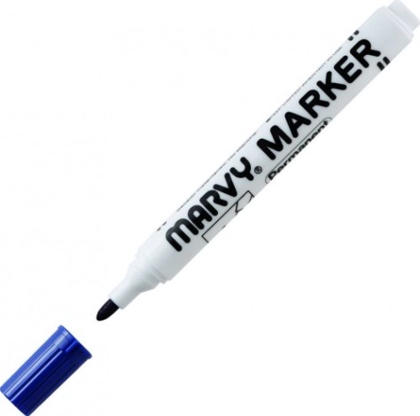 Маркер Marvy Uchida Permanent цвет синий [MAR482B/3]