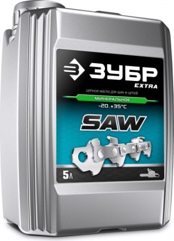 Масло для смазки цепи ЗУБР EXTRA минеральное, 5 л. [70620-5]