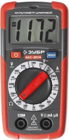 Мультиметр цифровой ЗУБР MX-804 59804 [59804]