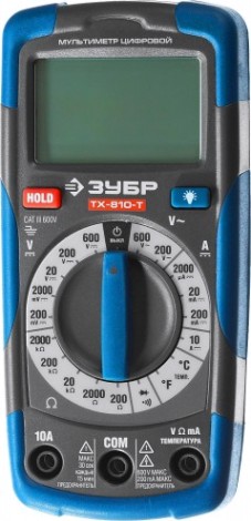 Мультиметр цифровой ЗУБР ТХ-810 [59810]