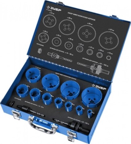 Наборы биметаллических коронок