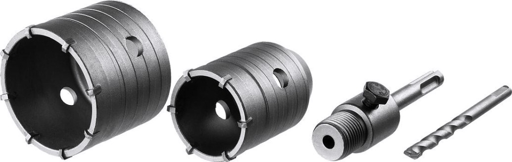 Набор буровых коронок SDS-plus ЗУБР МАСТЕР с оснасткой, d=50, 68 мм,М22 кейс, [29211-H2]