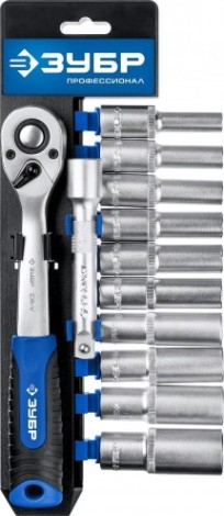 Набор головок 1/2" ЗУБР Профессионал ТБ-12У 12 пред. [27650-H12]