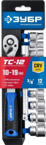Набор головок 3/8" ЗУБР Профессионал ТС-12 12 пред. [27646-H12_z01]