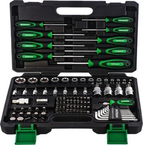 Набор инструментов HiKOKI 774006 1/4", 3/8" и 1/2" 100 предметов