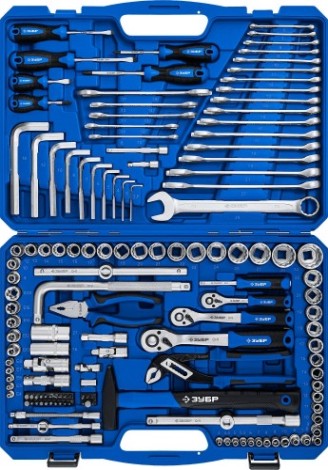 Набор инструментов ЗУБР Универсал-142 предмета [27670-H142]