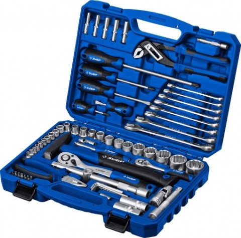 Набор инструментов ЗУБР Универсал-76 предметов [27670-H76]