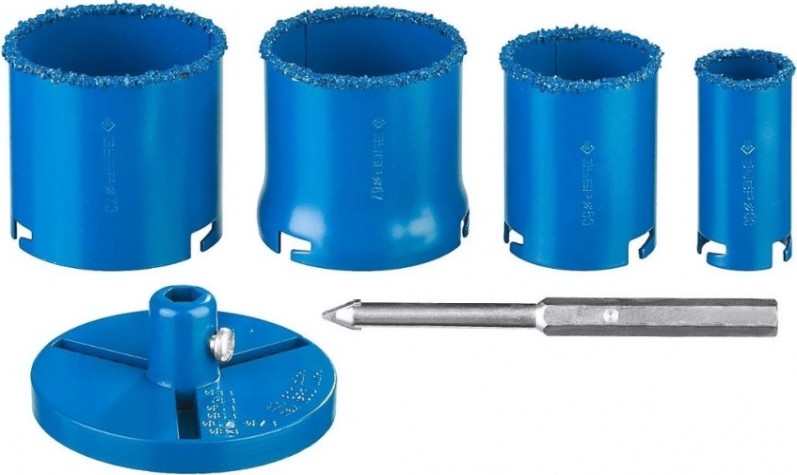 Набор коронок c карбид-вольфрамовым нанесением ЗУБР 6 предметов 33350-H6_z01 [33350-H6_z01]