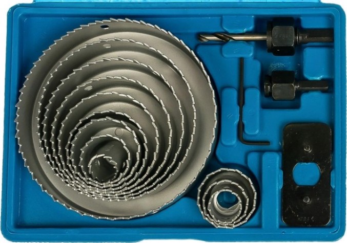 Набор коронок по дереву ЗУБР 15 предметов, 19-127 мм 29554-H15_z01 Эксперт [29554-H15_z01]