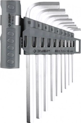 Набор шестигранников ЗУБР "ПРОФИ" длинные 2745-3-1 [2745-3-1_z01]