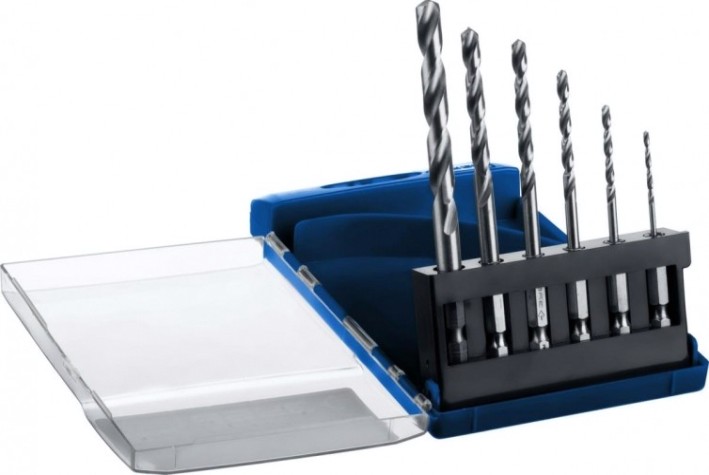 Набор сверел по металлу ЗУБР ПРОФЕССИОНАЛ 6шт(2-8мм) хвостовик НЕХ-1/4", сталь Р6М5 [29623-H6_z01]