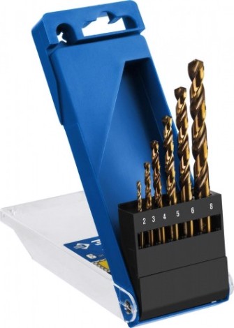 Набор сверл по металлу кобальт ЗУБР ПРОФЕССИОНАЛ 6шт(2-8мм), 29626-H6 [29626-H6]