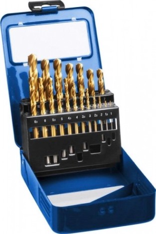 Набор сверл по металлу ЗУБР КОБАЛЬТ 19шт. (1-10мм) [29626-H19]