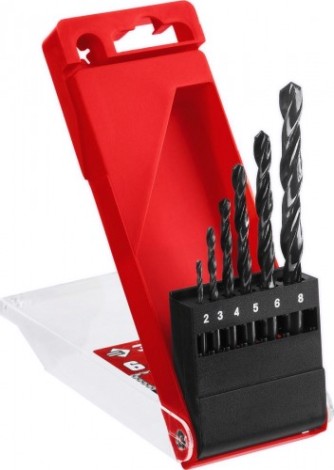 Набор сверл по металлу ЗУБР МАСТЕР 6шт (2-8мм), сталь р4м2, класс в [29605-H6]