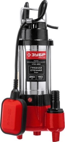 Насос дренажный ЗУБР НПФ- 250 [НПФ-250]