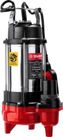 Насос дренажный ЗУБР НПФ- 750 [НПФ-750]