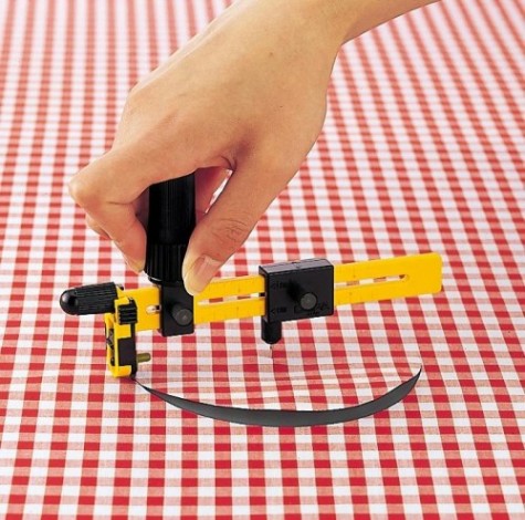 Нож циркульный трещоточный Olfa OL-CMP-3 с круглым лезвием 18х0,3 мм