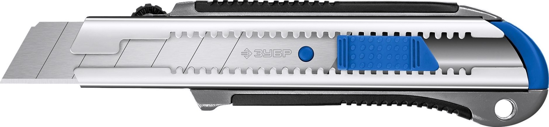 Нож для строительных работ ЗУБР ТИТАН-25 с автостопом, сегмент. лезвия 25 мм [09180]