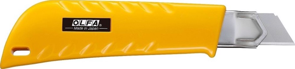 Нож Olfa OL-L-1 с выдвижным лезвием эргономичный, 18мм