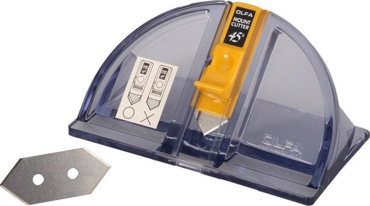 Нож Olfa OL-MC-45/2B "Mount cutter" с наклоном лезвия 45°, с 2 лезвиями [OL-MC-45/2B]