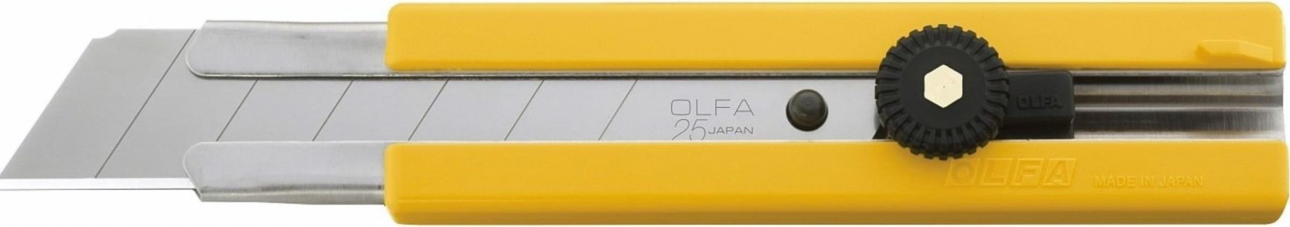 Нож строительный Olfa OL-H-1BB/5BB с выдвижным лезвием, с лезвиями 5 шт.