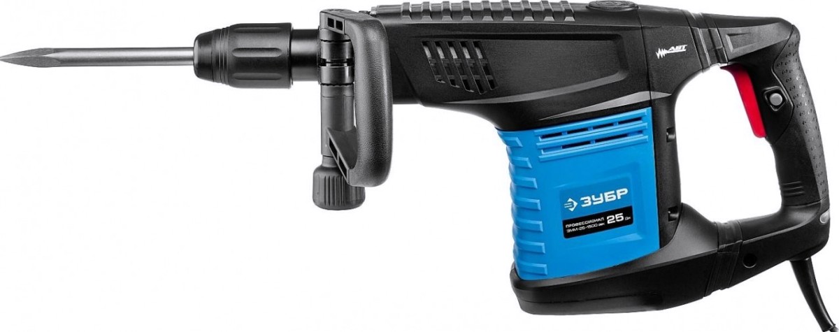 Отбойный молоток ЗУБР ЗММ-25-1500 ЭВК Профессионал