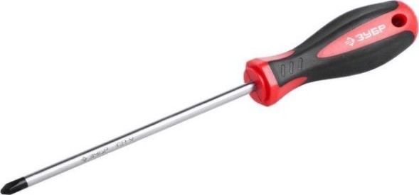 Отвертка крестовая ЗУБР "МАСТЕР" PH 2 х 150 мм 25062-2-150 [25062-2-150_z03]