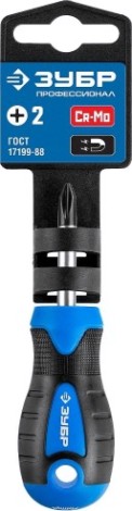 Отвертка крестовая ЗУБР Профессионал PH2x40 [25232-2S]