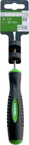 Отвертка шлицевая HiKOKI 3 х 60 мм 774 040 [774040]