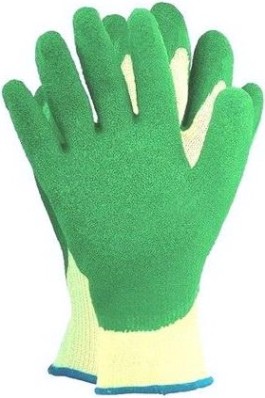 Перчатки трикотажные "ТОРРО ГРИН" с рельефным латексным покрытием