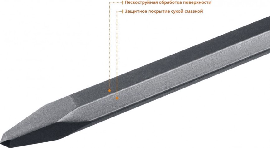 Пика SDS-plus ЗУБР 400 мм ПРОФЕССИОНАЛ [29361-00-400_z01]