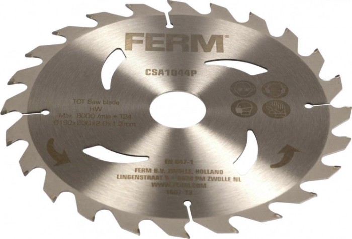 Пила циркулярная сетевая FERM CSM1041P