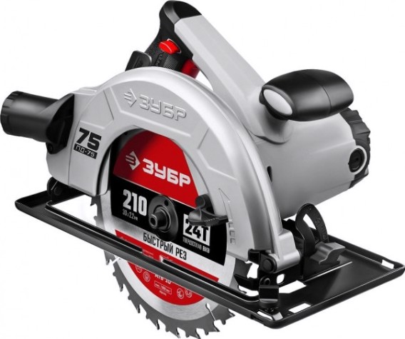 Пила циркулярная сетевая ЗУБР ПД-75