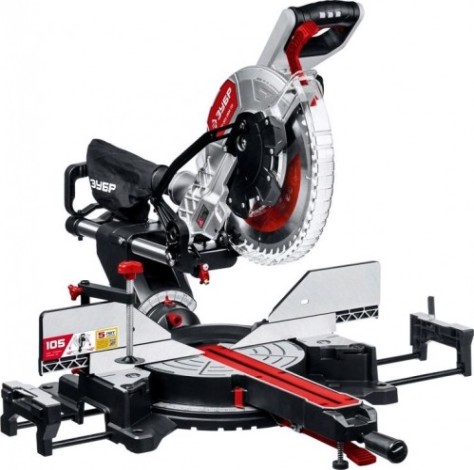 Пила торцовочная сетевая ЗУБР ЗПТ-305-1800 ПЛ