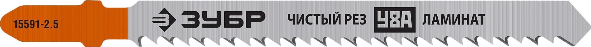 Пилки по дереву ЗУБР ПРОФЕССИОНАЛ t111c, у8а, и пластику, т-хвостовик, шаг 3мм, 75мм [15587-3_z02]