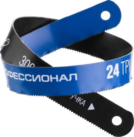 Полотно для пил по металлу ЗУБР БИМЕТАЛЛ-24 24 tpi: универсальный рез, 300 мм [15855-24-1]