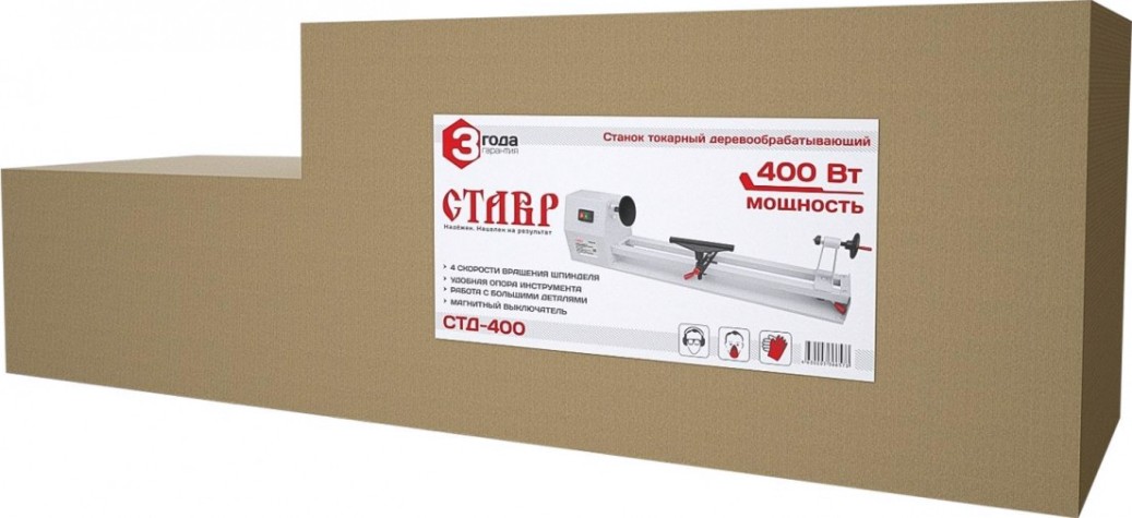 Станок токарный СТАВР СТД-400 [ст400стд]
