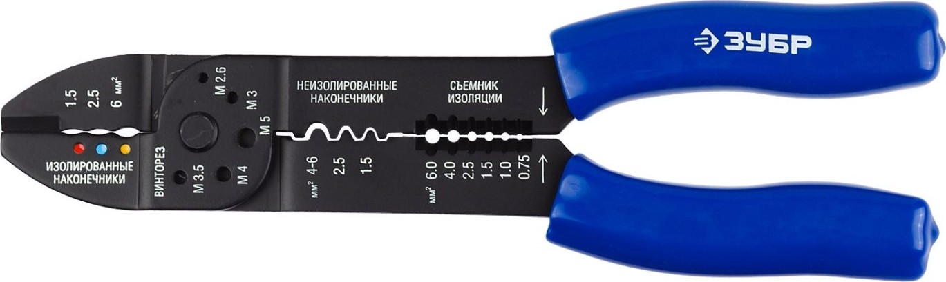 Стриппер многофункциональный ЗУБР МT-30 0.75-6 мм2 профессионал [22668-23]