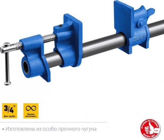 Струбцина для труб ЗУБР СТ-34 3/4 ", [32305-34]