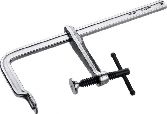 Струбцина F-образная ЗУБР ПРОФЕССИОНАЛ кс-300/120 тип f 300/120 мм, [32157-120-300]