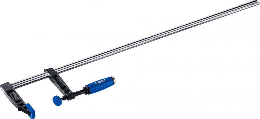 Струбцина F-образная ЗУБР ПС-100/12 тип F 1000/120 мм, [32155-120-1000_z01]